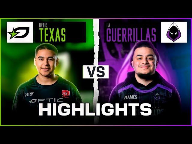 OpTic Texas vs LA Guerrillas HIGHLIGHTS | CDL Champs 2024 | Winners Round 1