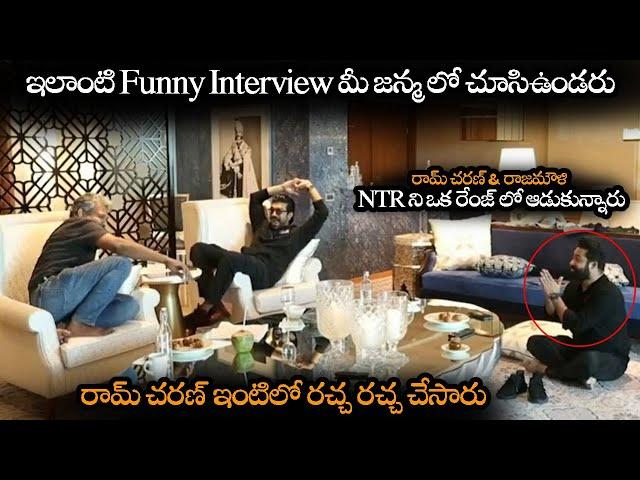 Jr NTR And Ram Charan Interview With Rajamouli || RRR Movie Interview Latest || NS