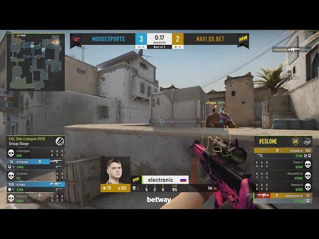 electronic & s1mple  vs 8
