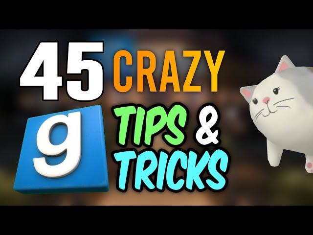 45 Useful GMOD Tips ( what I learnt in 2000+ hours in garry's mod )