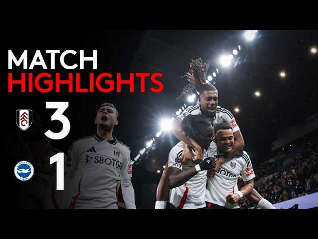 HIGHLIGHTS | Fulham 3-1 Brighton | Iwobi Double Sends Us Sixth 