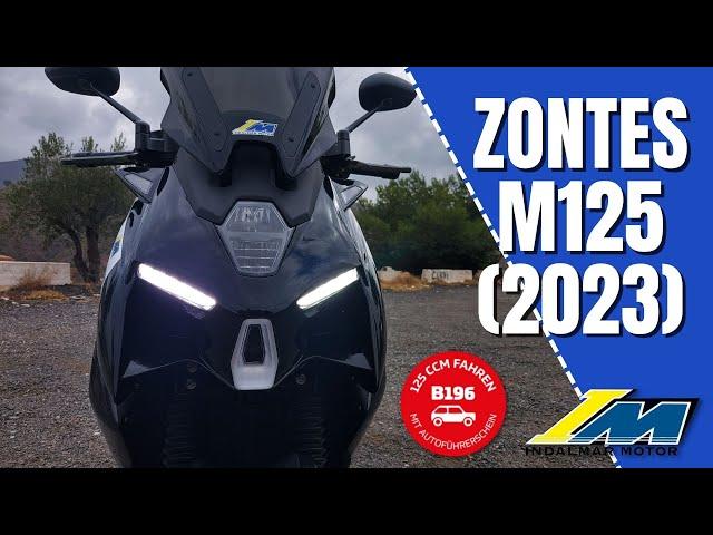 Zontes Roller M125 (2023) | Probefahrt, Walkaround, Soundcheck, 0 auf 100 km/h | VLOG 457