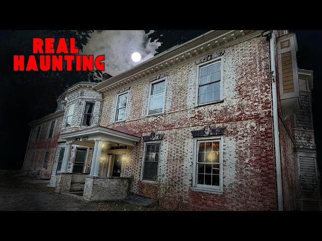 Investigating a REAL HAUNTED MANSION | Paranormal Activity Caught ON CAMERA (DOOR MOVES)