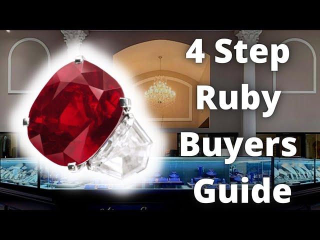 Ruby Buyers Guide (Simplified Steps) 2022 Edition