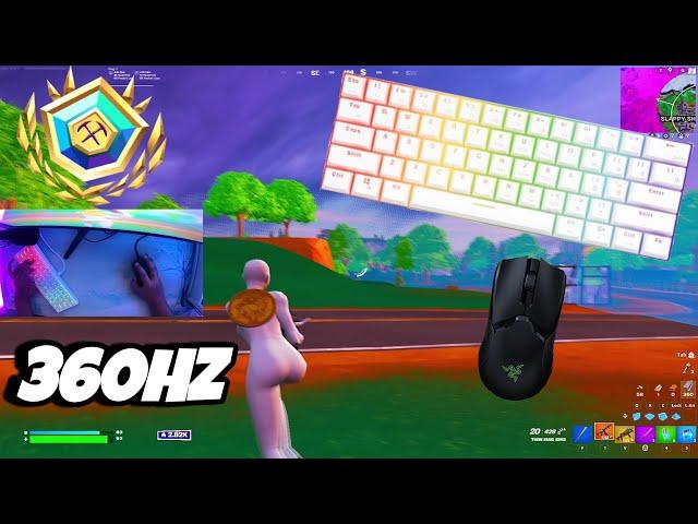 GK61 ASMR Chill Arena Gameplay Satisfying Keyboard Fortnite 360 FPS Smooth 4K