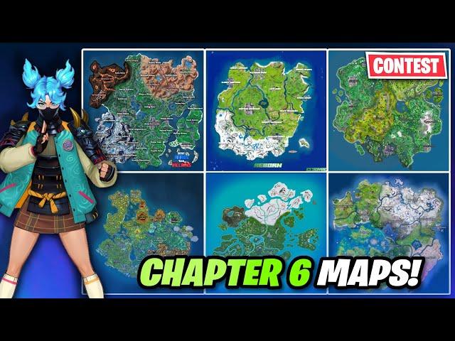 Fortnite Chapter 6 Map Concept Compilation - CONTEST RESULTS