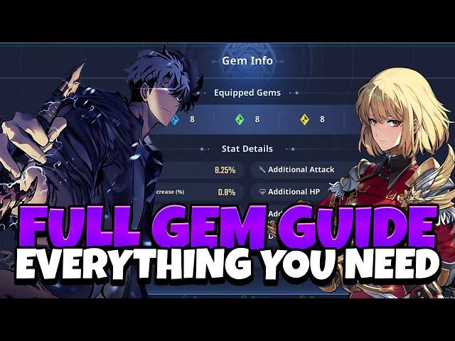 GEM GUIDE! BEST ONES, HOW TO GET THEM & MORE! [Solo Leveling: Arise]