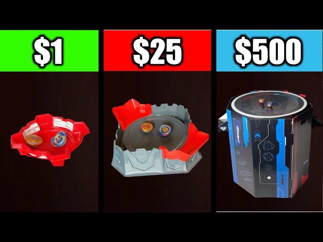 $1 vs $500 Beyblade Stadium!!