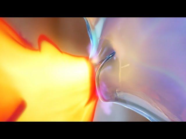 Ember and Wade kiss - Elemental 4k