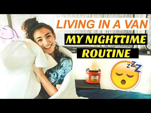 Solo Female Van Life: MY NIGHT ROUTINE  Summer 2018 | Hobo Ahle