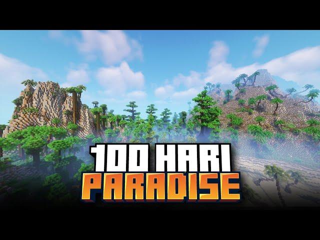 100 Hari di Minecraft Pulau Paradise