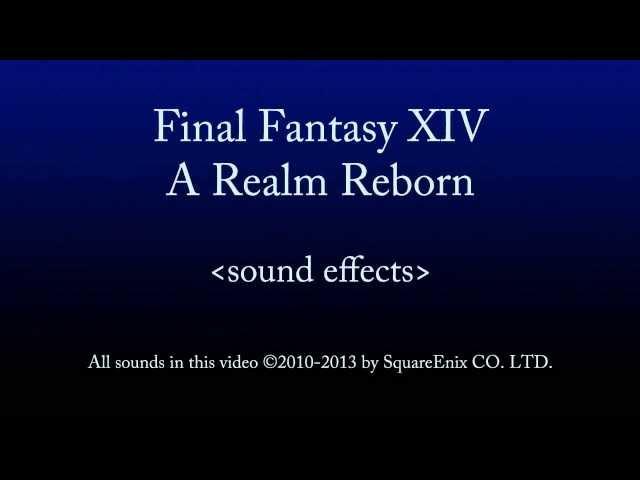 FFXIV ARR Party Sound Effects