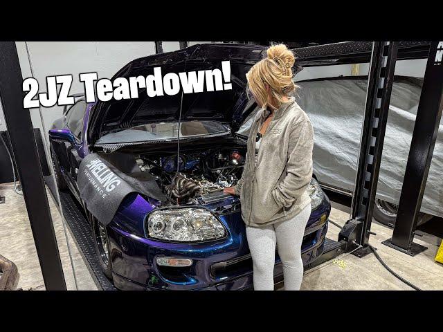 Family SNOW DAY + 2JZ Top End Teardown