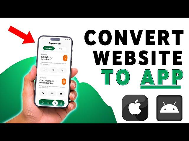 Convert Website to App Without Coding! (Android & iOS) 