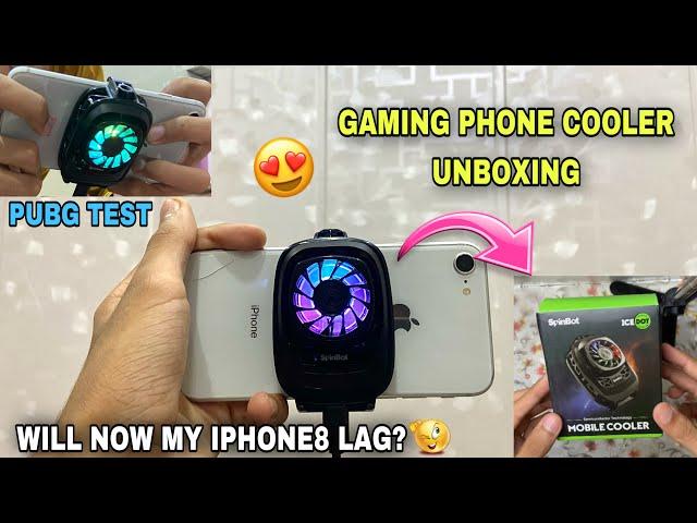 Will Now iPhone8 Lag in PUBG? Unboxing Gaming Phone Cooler iPhone8 PUBG Test