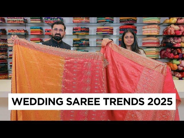 NEW Wedding Saree Trends 2025 | Wedding Saree Collection Party & Traditional