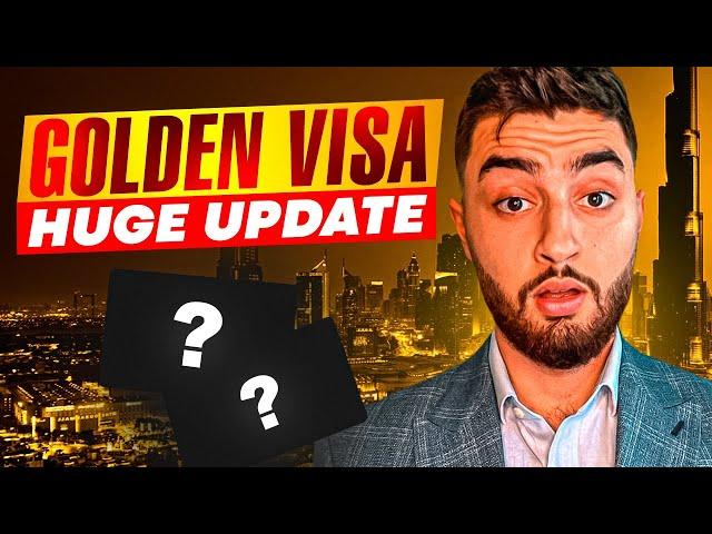 Dubai Golden Visa Just Got EASIER!