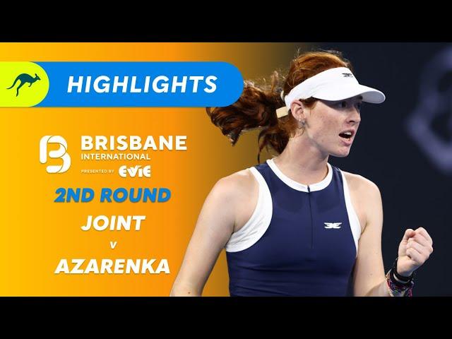 Victoria Azarenka v Maya Joint - Brisbane International Highlights | Wide World of Sports