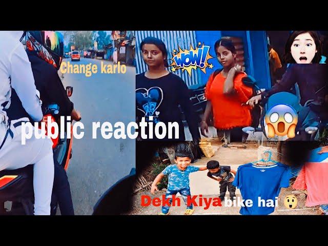 my first motovlogs | Public reaction Mila  ak Rider vlogs24 ️ Eagra ride @AKBAHI24