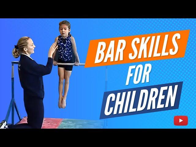 Gymnastics Lessons for Children - Learn How to Do Bar Skills - Coach Amy Eggleston