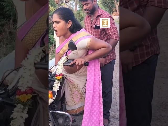 chennai nisha riding bike