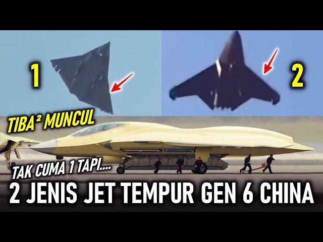 HEBOH TAK CUMA 1 !! TIBA² MUNCUL 2 JENIS JET TEMPUR GENERASI 6 CHINA TERBANG DI LANGIT TIONGKOK