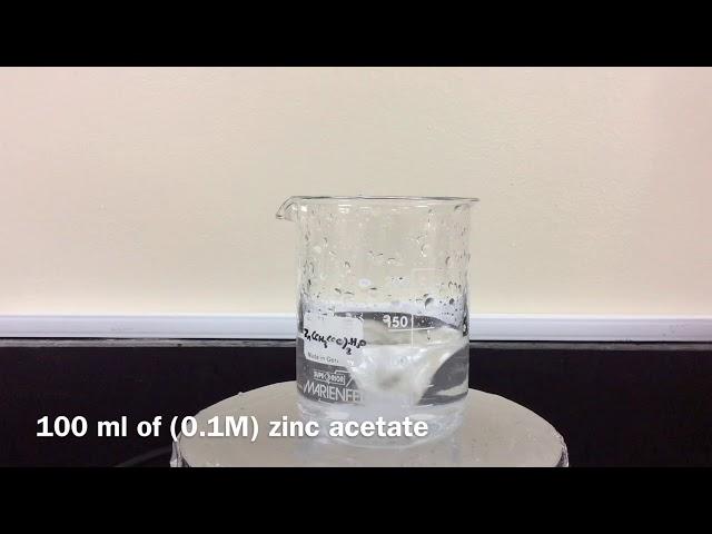 Synthesis of ZnS nanoparticles