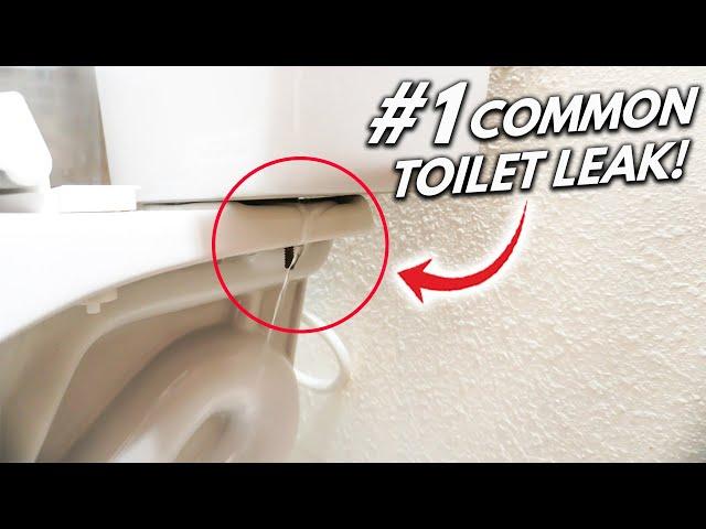 How To Fix The #1 Hidden Toilet LEAK! DIY