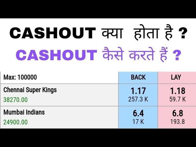 Cashout क्या होता है | what is cashout|| Losscut Bookset क्या होता है | Cashout kaise karte hain ||