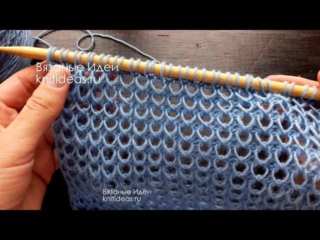 НЕОБЫЧНАЯ ТЕХНИКА СПИЦАМИ! ВСЕ ГЕНИАЛЬНОЕ - ПРОСТО! Simple and effective knitting pattern!
