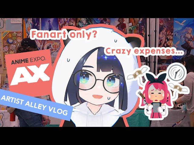 [Anime Expo 2024] Artist Alley vlog + What type of art should I sell in artist alley???