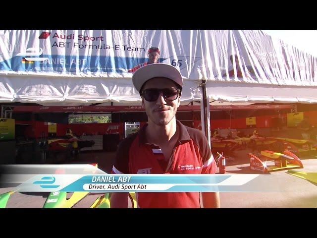 Formula E Audi Sport Abt garage tour with Daniel Abt