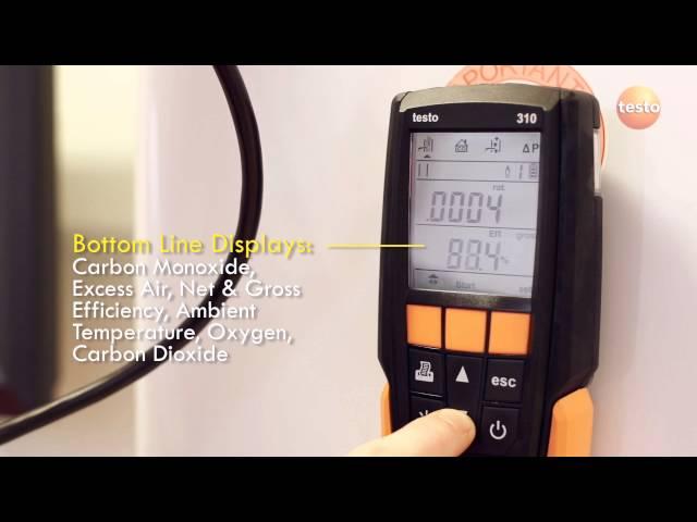 Testo 310 Flue Gas Analyser - Introduction
