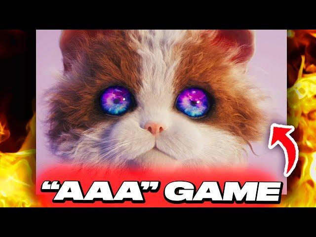 New Cat Game Looks SUSPICIOUSLY Like AI Art...