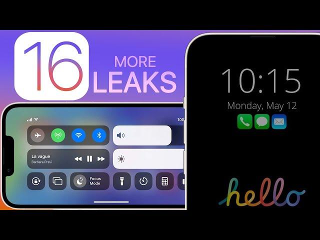 iOS 16 - NEW Leaks! Always-On Display, Notifications & More