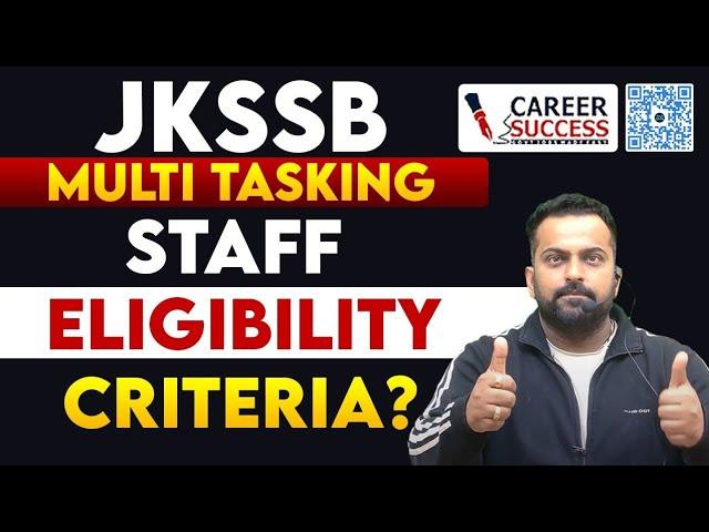 JKSSB | MTS Eligibility Criteria 2025 | Jkssb class iv eligibility criteria @CareerSuccessJammu