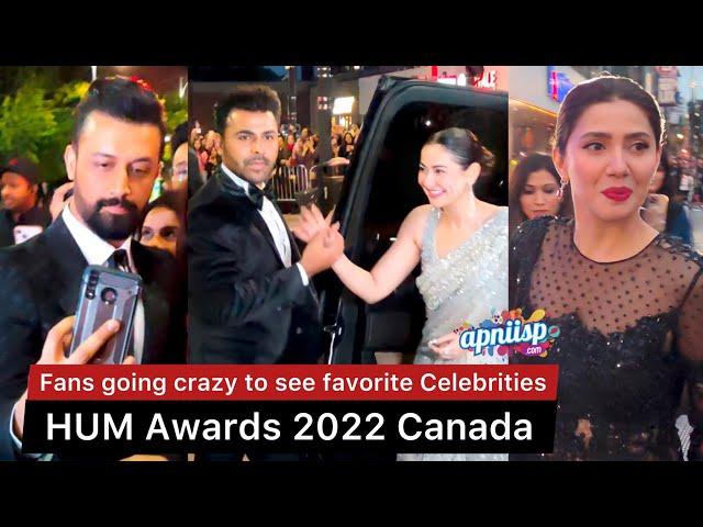 Hum Awards 2022 Canada with Mahira Khan, Hania Aamir, Atif Aslam & other Pakistani celebrities