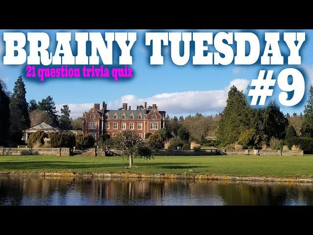 BRAINY TUESDAY #9 a PUB QUIZ with 21 tough, random category questions {ROAD TRIpVIA- ep:427]