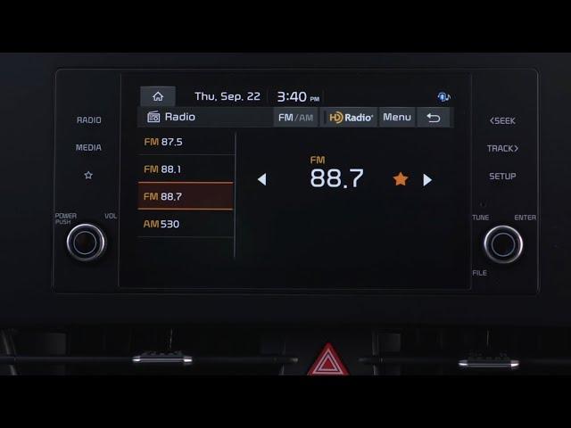 RADIO MODE: Presets & Selecting Bands/Channels