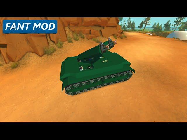 Scrap Mechanic Modded | AA-TANK -  Fant Mod 17.2