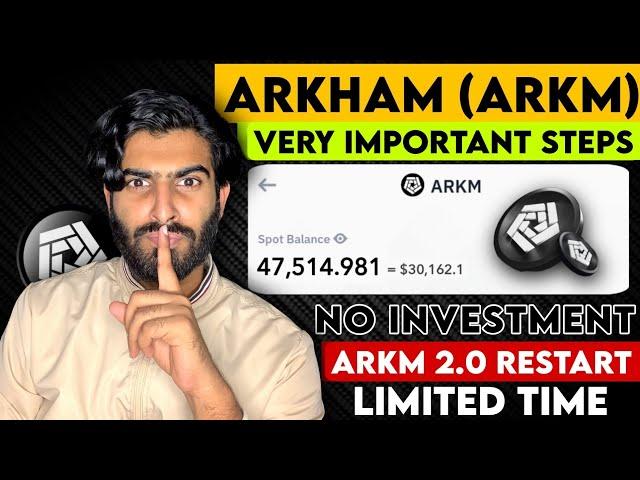 ⭐ ARKHAM (ARKM) 2.0 ⭐ Crypto Airdrop Missed? Arkham 2nd Round Airdrop | Arkham 2.0 Guide