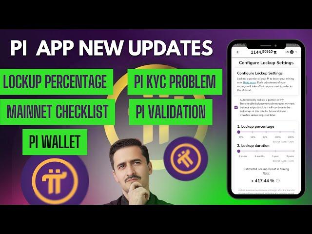 Pi Network New Update 2024 - Pi Mining App Kyc Problems, Mainnet, Validation,  Lockup Percentage