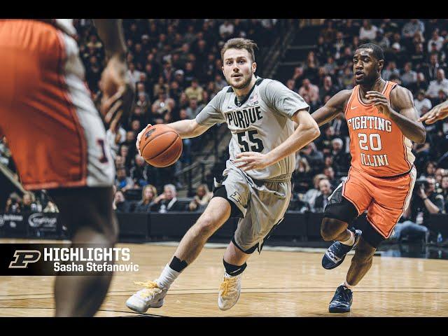 HIGHLIGHTS: Purdue's Sasha Stefanovic is one of the top long-range shooters in the Big Ten.