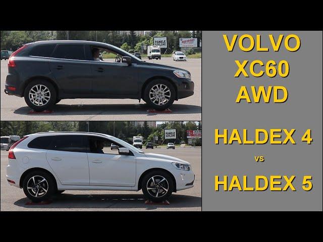 SLIP TEST - HALDEX 4 vs HALDEX 5 - Volvo XC60 D4 D5 AWD - @4x4.tests.on.rollers