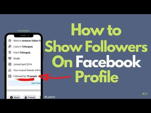 How to show follow option on facebook