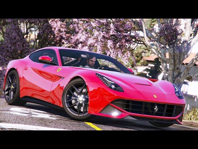 GTA 5 - Review siêu xe Ferrari F12 Berlinetta và những cuộc đua xe ngoài sân bay | ND Gaming