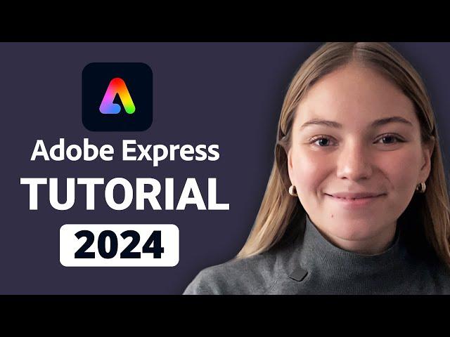 Adobe Express Tutorial for Beginners 2024