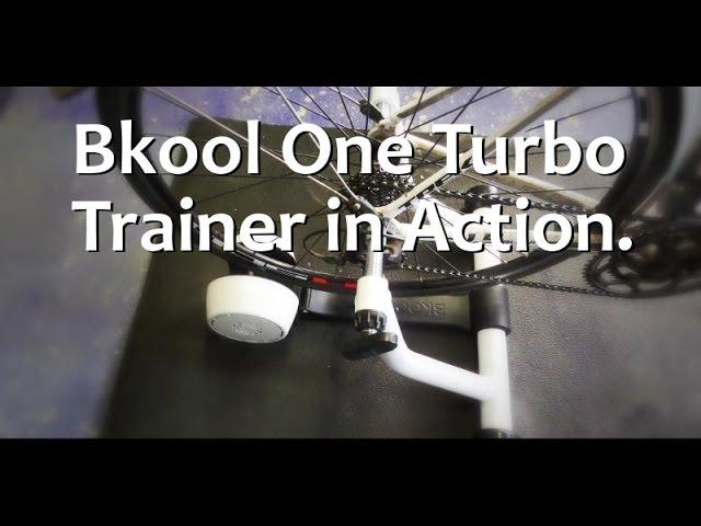 Bkool One Turbo Trainer in Action