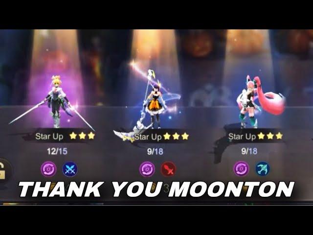 THANK YOU MOONTON FOR LEGENDARY 3 STAR ASPIRANTS HEROES ‼️