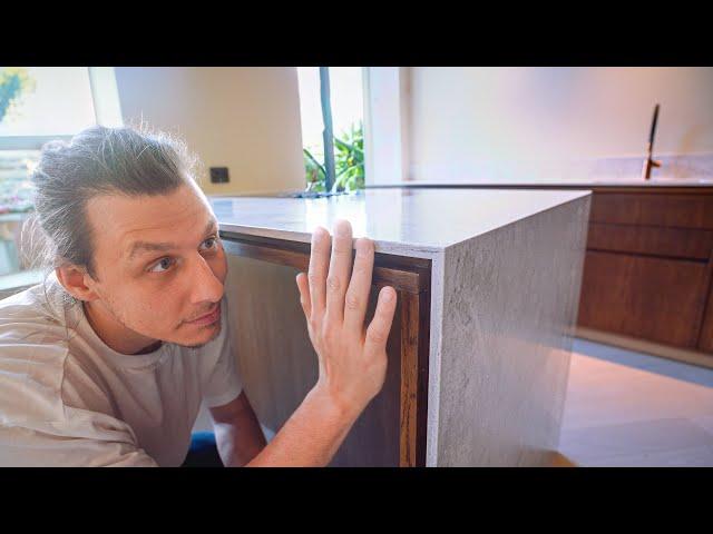 How To Make a Waterfall Countertop (Solid Surface)